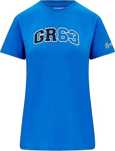 Mercedes AMG Petronas Formula One Team - Camiseta con logotipo de George Russell para mujer