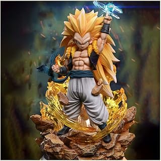 DBZ Figure Gotenks Figure Statue Figurine Collectible Model Doll Toy Bithday Gift 9.05 Inch