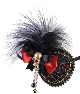 Forum Novelties Women's Super DLX Pirate Eye Patch, red, Standard