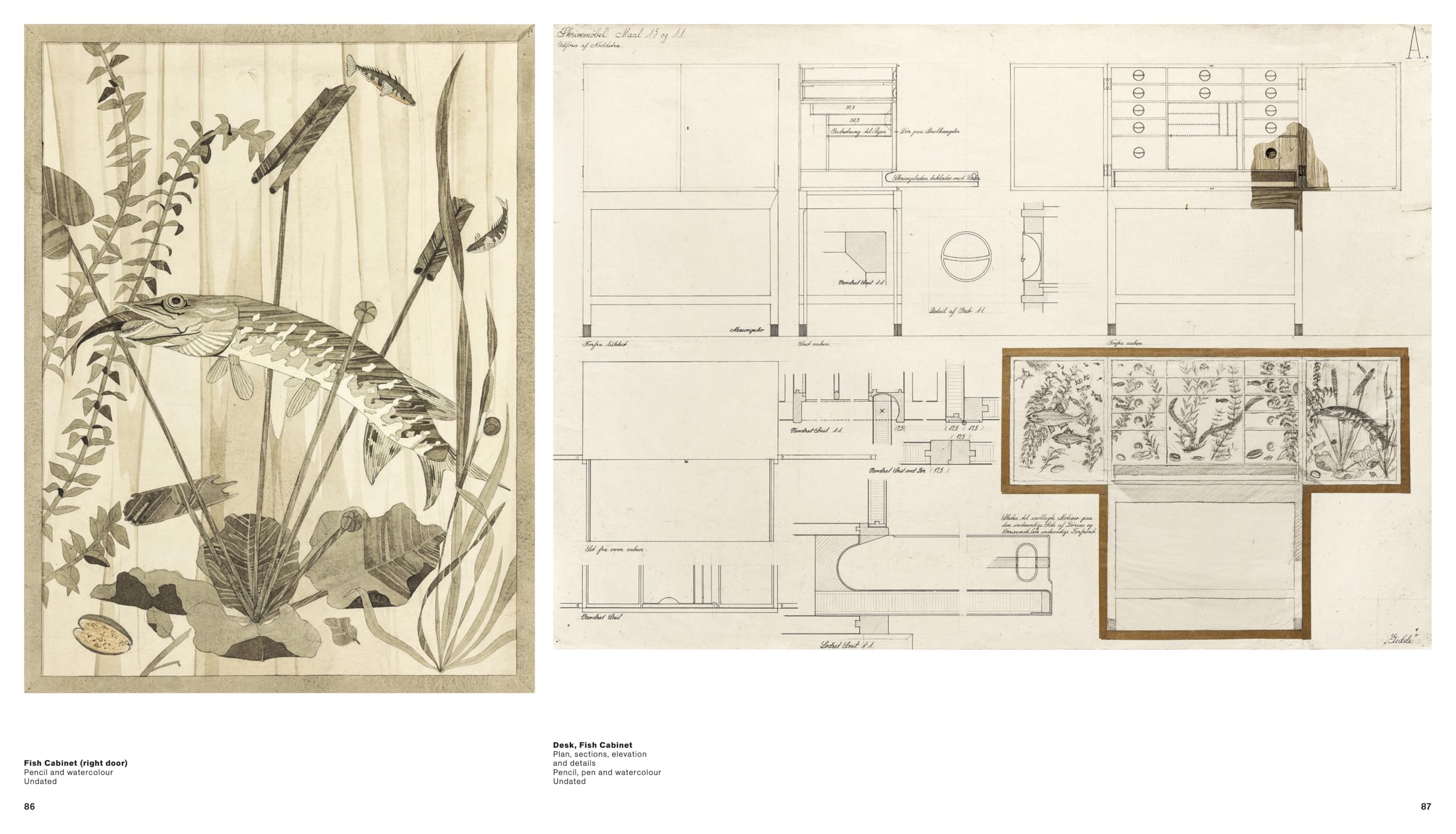 Watercolours by Hans J. Wegner: The artistic dimensions in his work