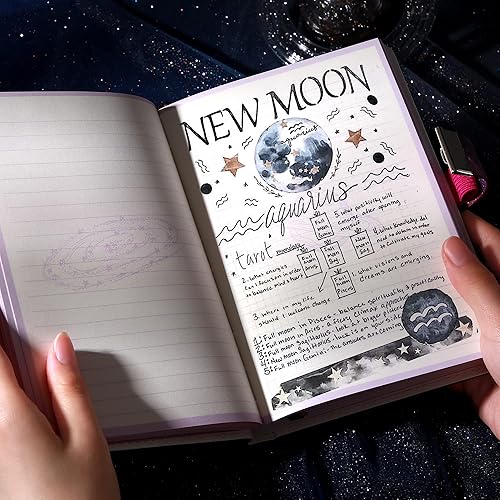 Vista 18 de Diario con candado para hombres y mujeres, diario de cuero recargable con candado, 240 páginas, cuaderno protegido por contraseña B6, 5.5 x 7.8