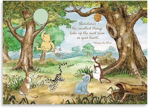 Fondo clásico de oso para baby shower, fondo vintage de madera de cien acres, oso Winnie con globo azul, decoración de fiesta de cumpleaños para