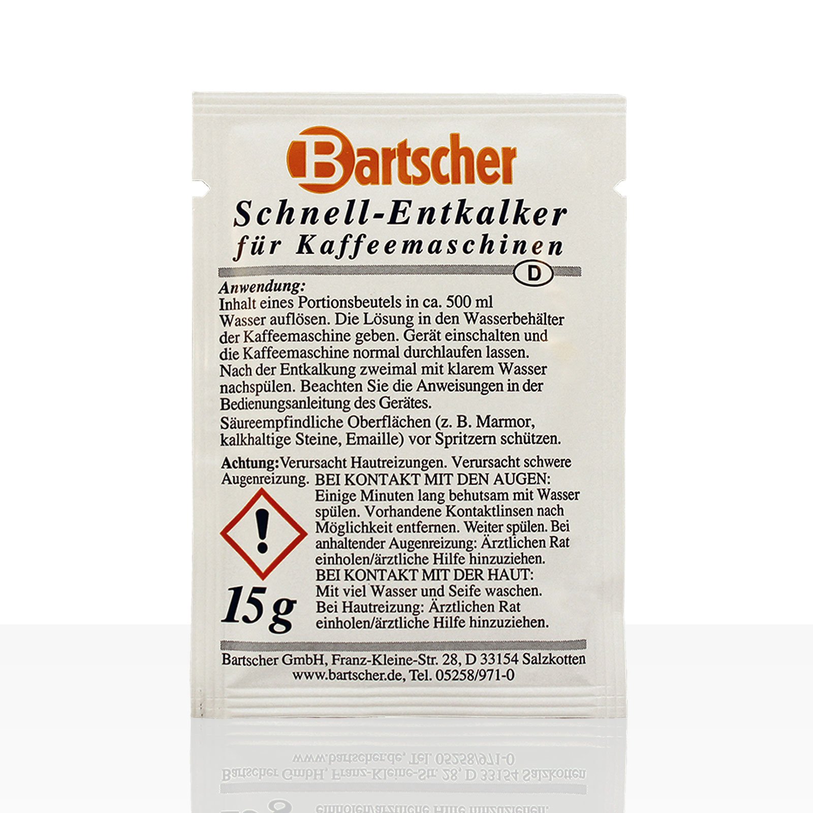Bartscher Entkalker, Kaffeemaschinen, 30 St. marca Esmeyer