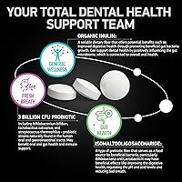 Vista 7 de Probióticos dentales para dientes y encías, el mejor probiótico oral para dientes, encías y mal aliento - Lactobacillus Salivarius Probiótico