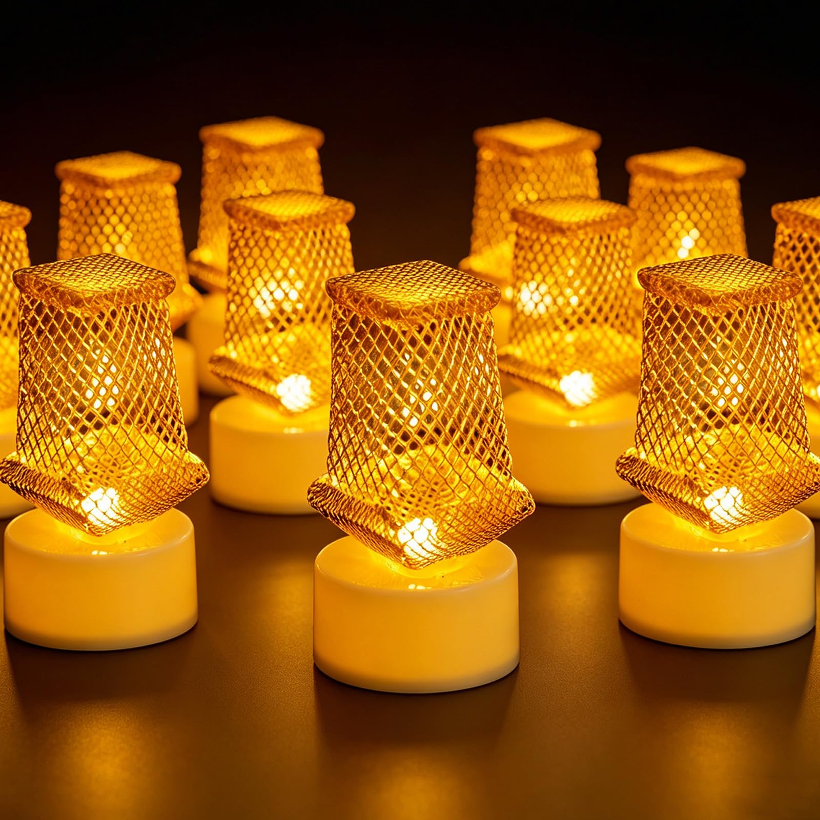 LED Tea Lights Candles Battery Operated for Party Home Decor - 6PCS