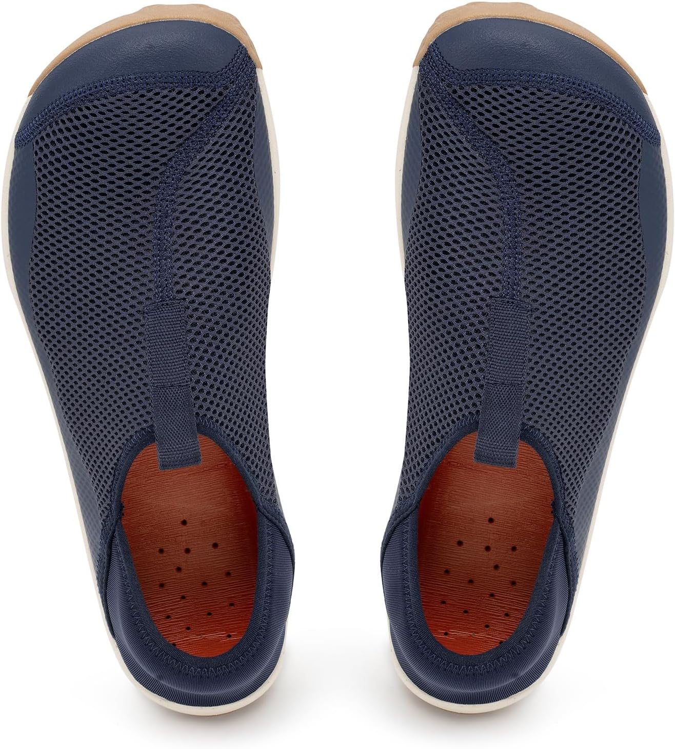 Men's Barefoot Water Shoes Wide Width Slip On Quick-Dry Aqua Socks for Beach Swim Kayak Lightweight Non-Slip