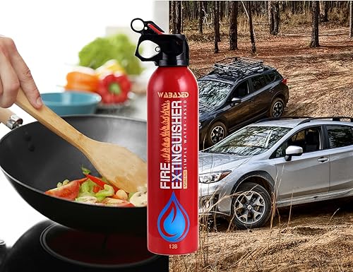 Miniatura 5 de Extintor de incendios portátil  21.0 fl oz con correa de soporte, extintor de incendios para el hogar, cocina, coche, garaje, barco (2)