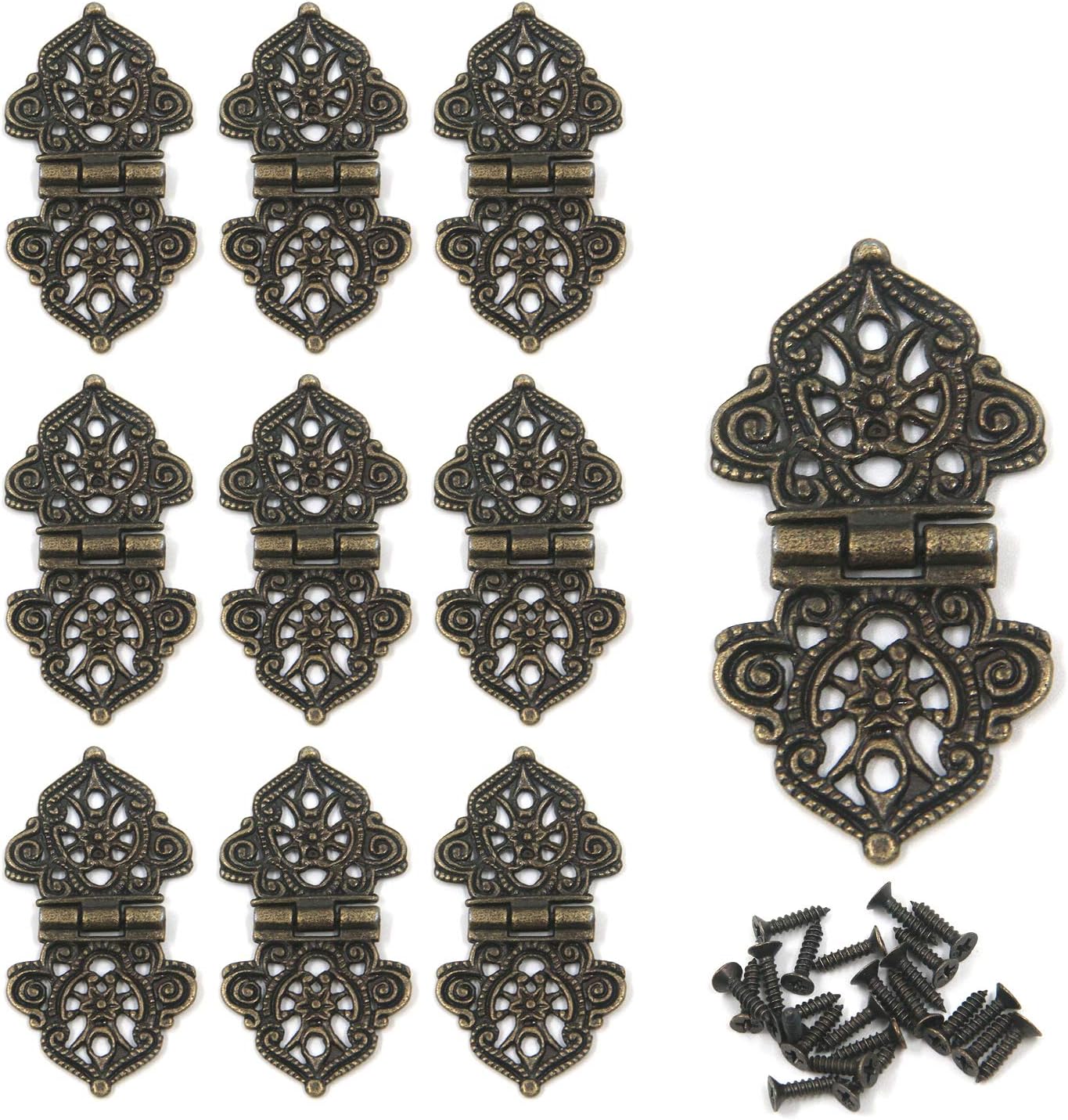 T Tulead Butterfly Hinges Antique Hinges Zinc Alloy Mini Hinges