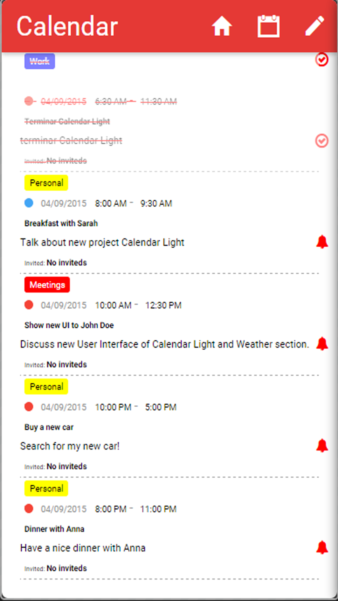 Calendar Light - App on Amazon Appstore