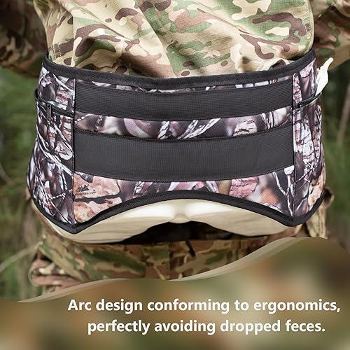 Miniatura 5 de SDALU Inodoro portátil al aire libre para acampar, correa de basura para hacer caca en el bosque, perfecto para senderismo, viajes, pesca, caza