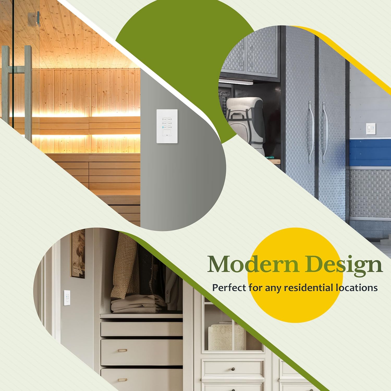 TG 30-Min Countdown Timer Switch for Bathroom Fans and Lights, Neutral Wire Required Wall Switch Timer, 1-5-10-15-20-30 Min, UL Listed, Screwless Wall Plate Included, TS-C30M, White - Image 7