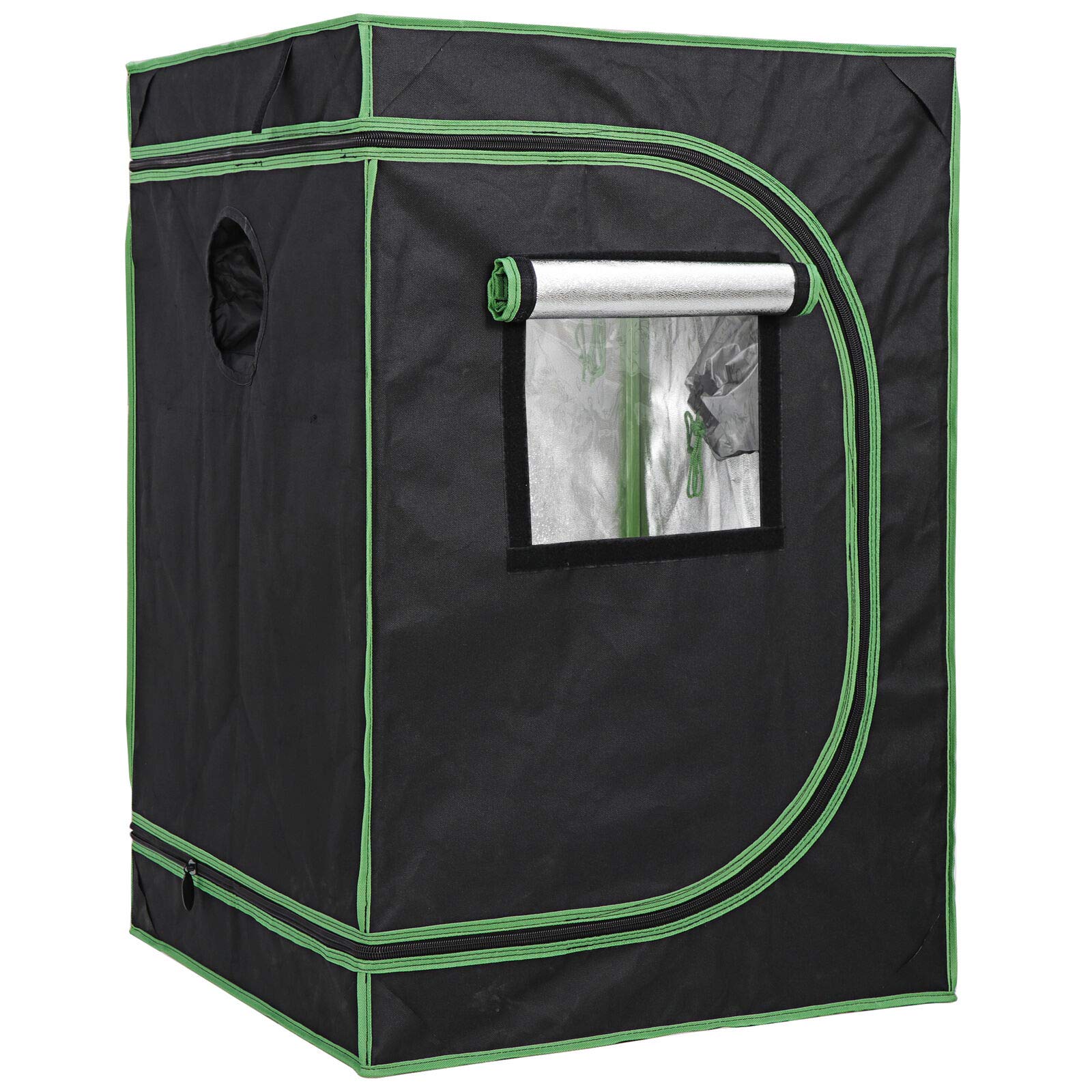 Hydroponic Grow Tent 100% Reflective Mylar Non Toxic Indoor Room with Window