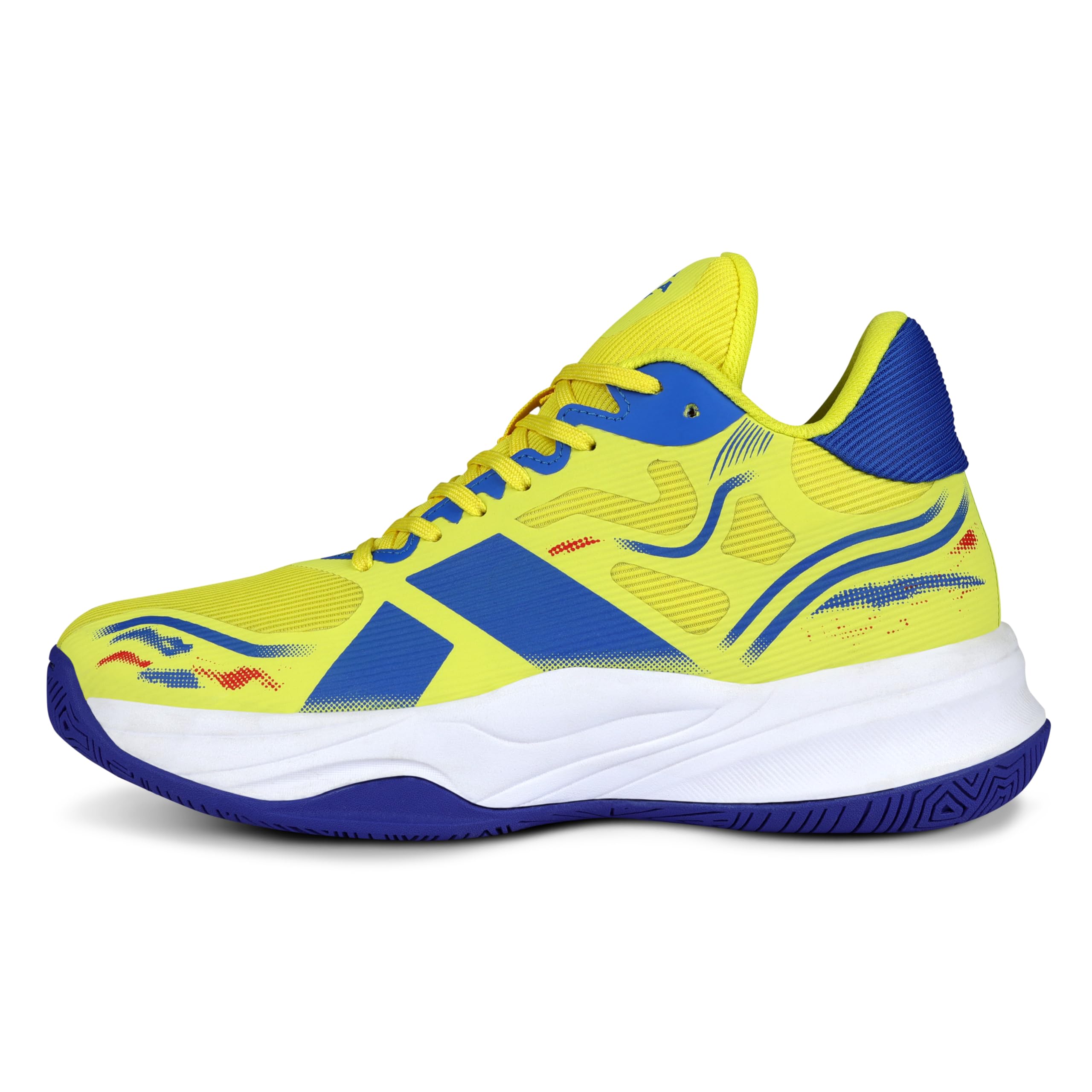 nivia Prisma Basketball Shoes for Men & Women with Seamless TPU & Mesh Upper, TPU Heel Stability Frame and Grippy Rubber Outsole for Indoor & Outdoor Court Play-picture-1