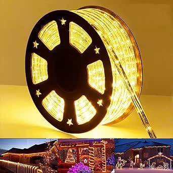 50ft 360 LED Rope Lights Outdoor, Connectable And Flexible Tube - View #3