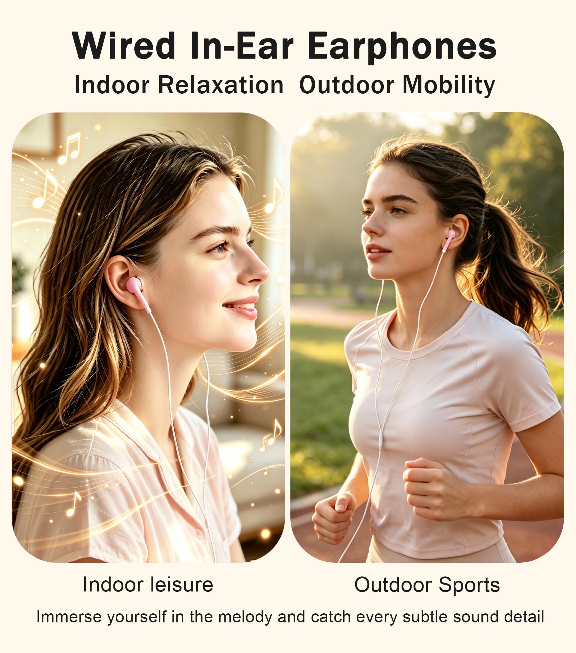 Auricolari in-ear cablati con jack da 3,5 mm,