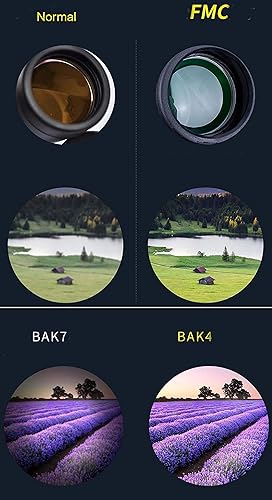 Miniatura 3 de Telescopio monocular, alta potencia de 12 x 50 pulgadas, alcance de prisma de mano con soporte para teléfono inteligente para adultos BAK4 FMC