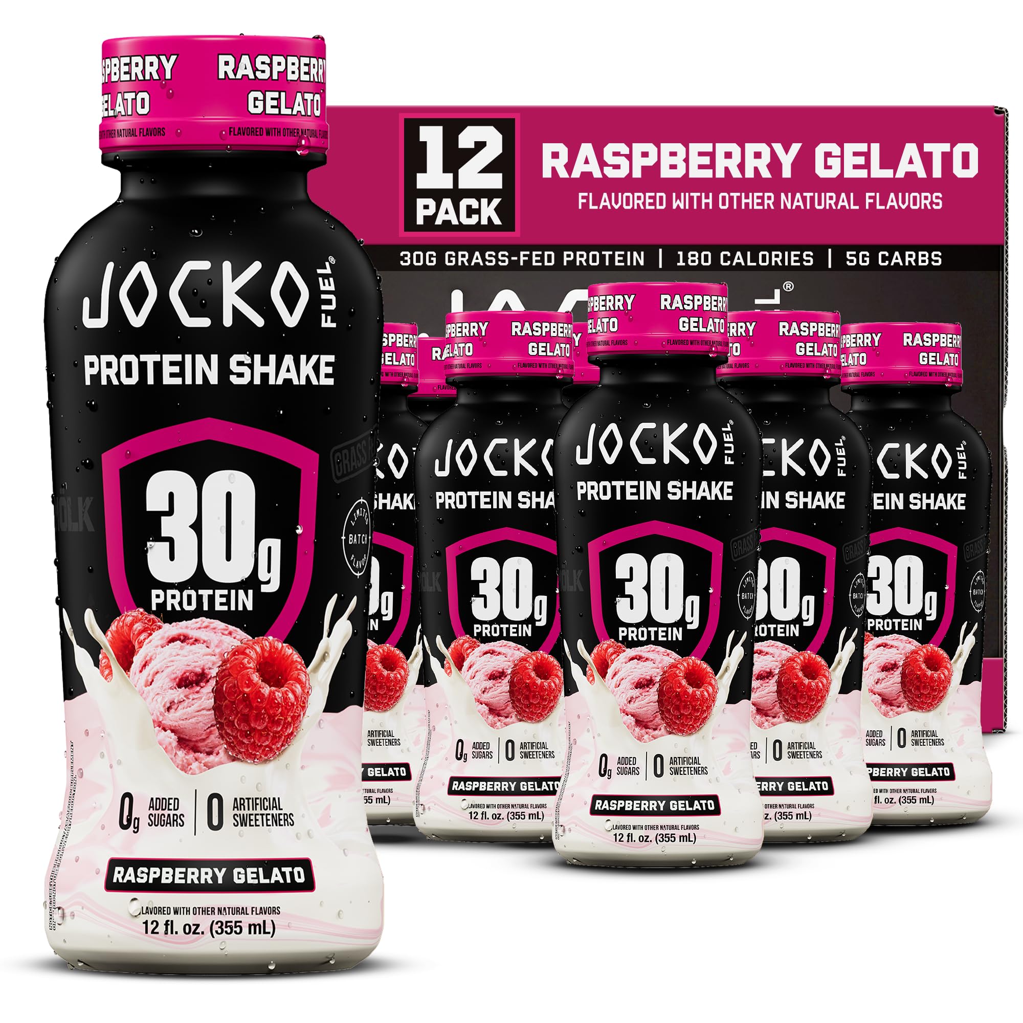 Jocko Fuel High Protein Shakes, Chocolate, 12 fl oz | 12 Pack — Amazon image 9