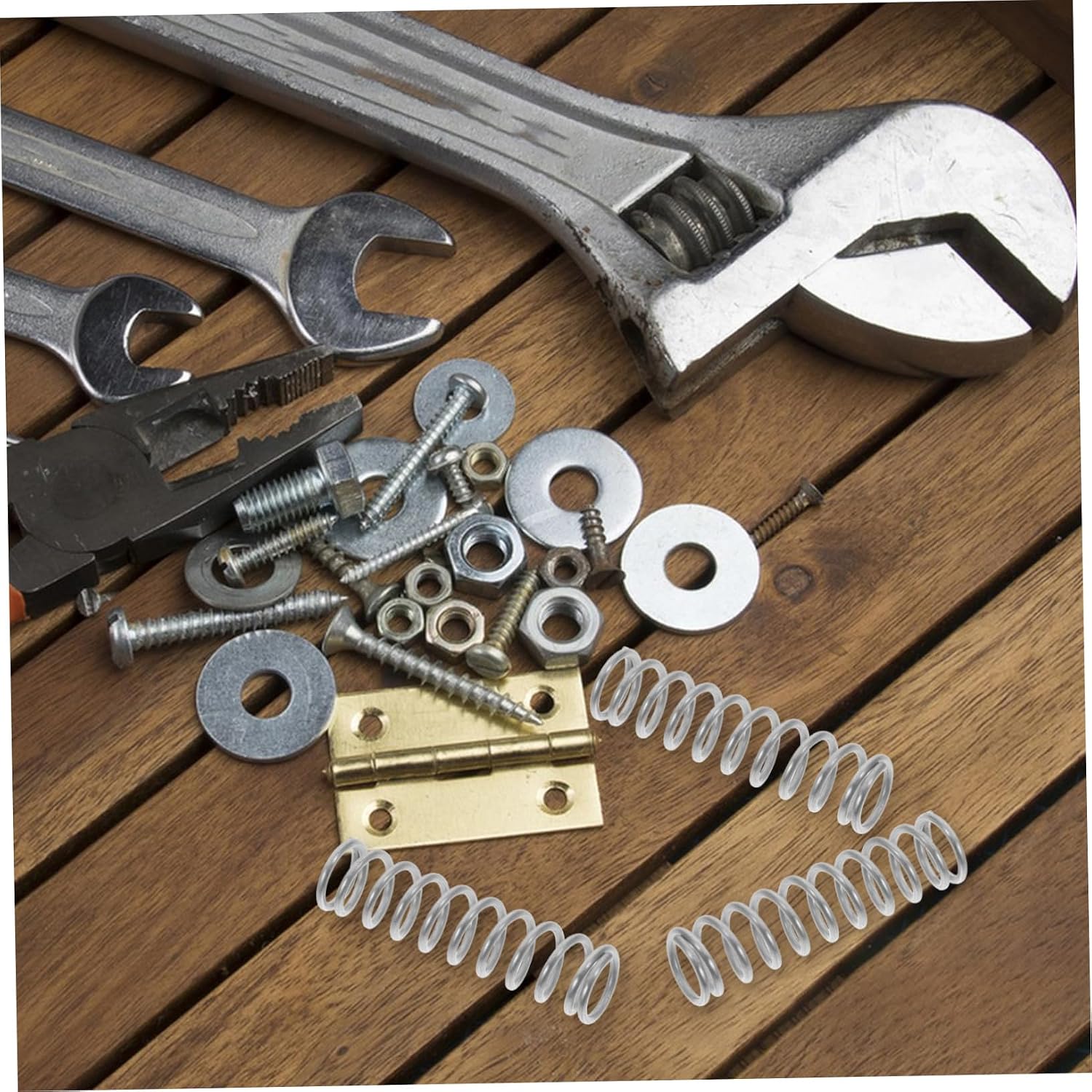 10pcs Stainless Steel Compression Springs Kit Extension Springs for Mechanical Repairs for Home and Shop Projects Wire Outer Height