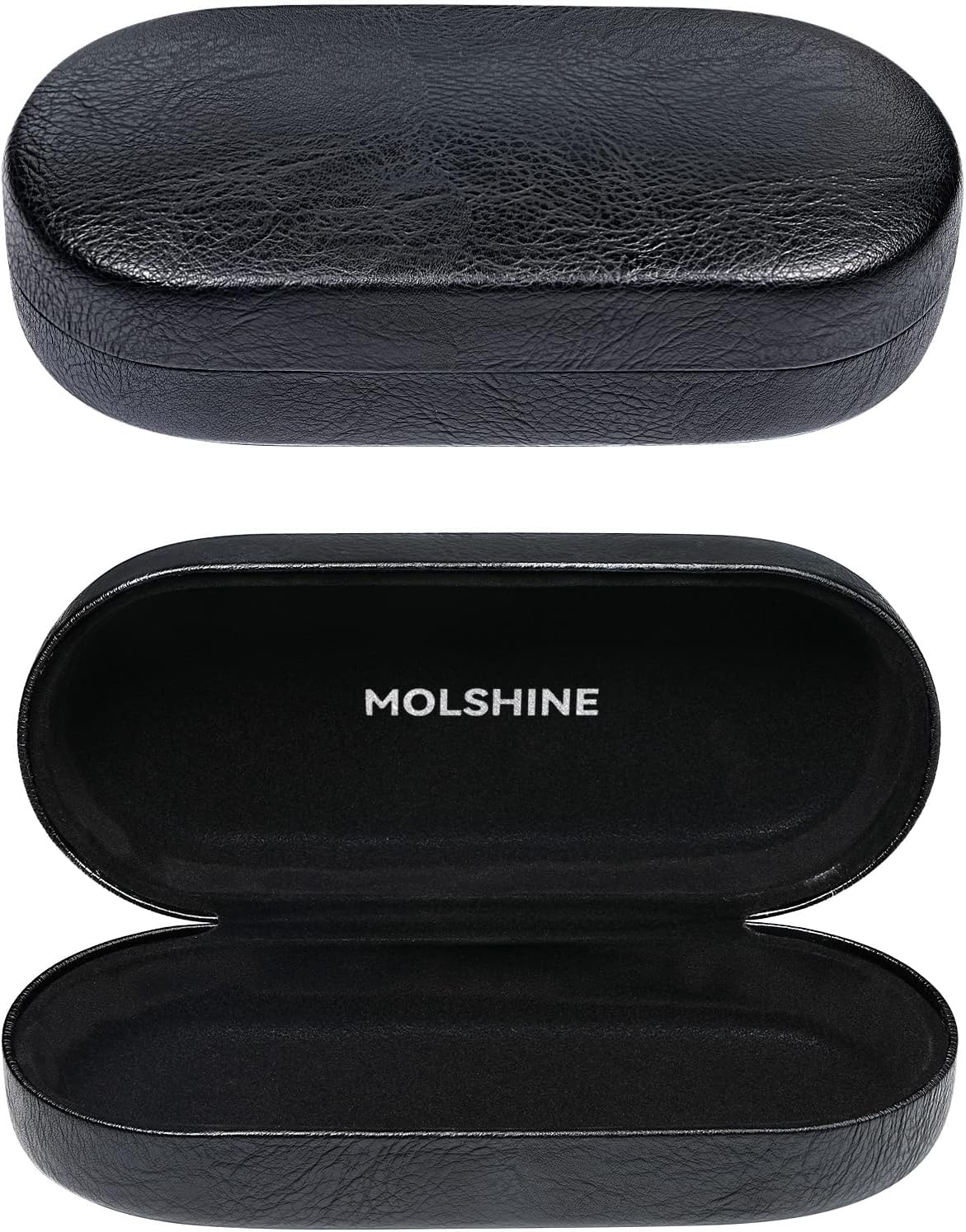 molshine Hard Shell Sunglasses Case, Classic Large Glasses Case for Women Men, Sunglass Eyeglasses