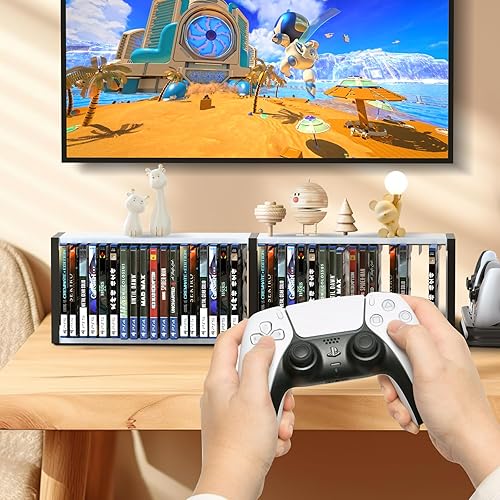 Miniatura 7 de ECHZOVE Game Card Box Storage Stand for PS5 Xbox Games, Storage Tower for Xbox Game Card Box Holder Vertical Stand - for Video Games 36 PCS