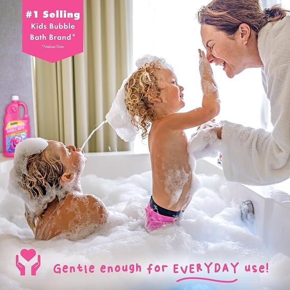 Mr. Bubble Original Bubble Bath - Great for Baby, Kids, and Adults - Hypoallergenic, Tear Free Bubble Bath Solution (4 Bottles, 16 fl oz Each)