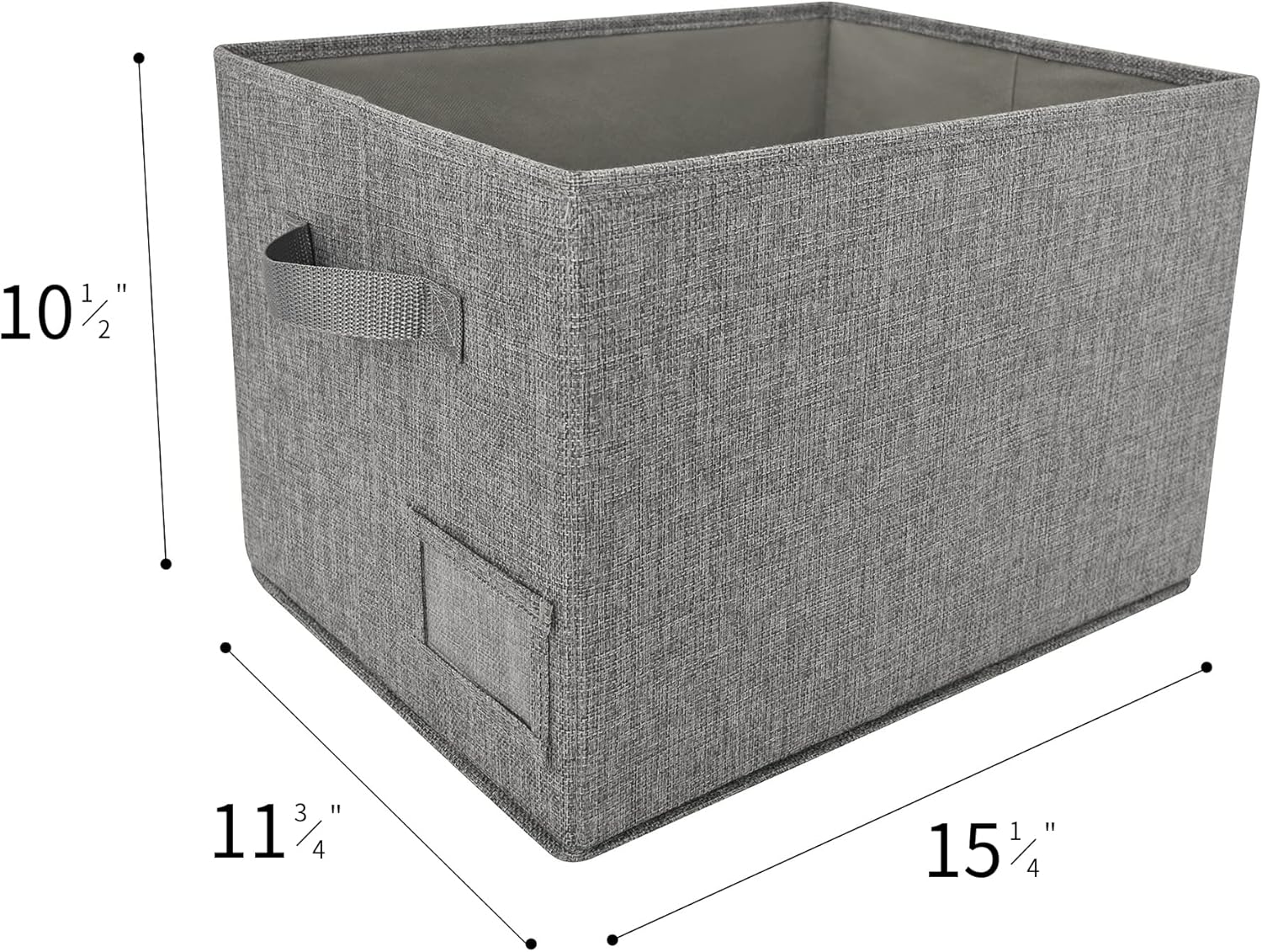 GRANNY SAYS Bundle of 1-Pack Closet Hanging Organizer & 3-Pack Clothing Storage Bins