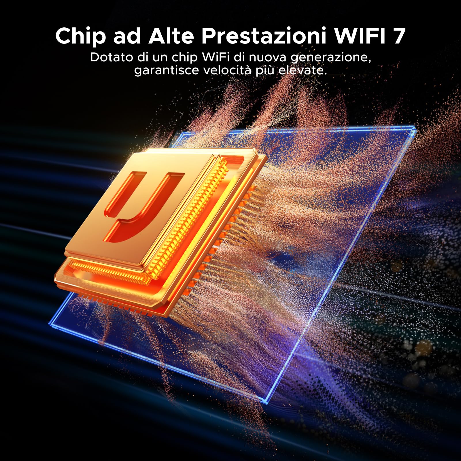 UGREEN Chiavetta WiFi 7 BE6500 Potente Adattatore USB Senza Fili Tribanda 6GHz 5GHz 2.4GHz Dongle USB WiFi Rete Modalità Soft AP Cifratura WPA3 Driver Integrato Compatibile con Windows 11 10