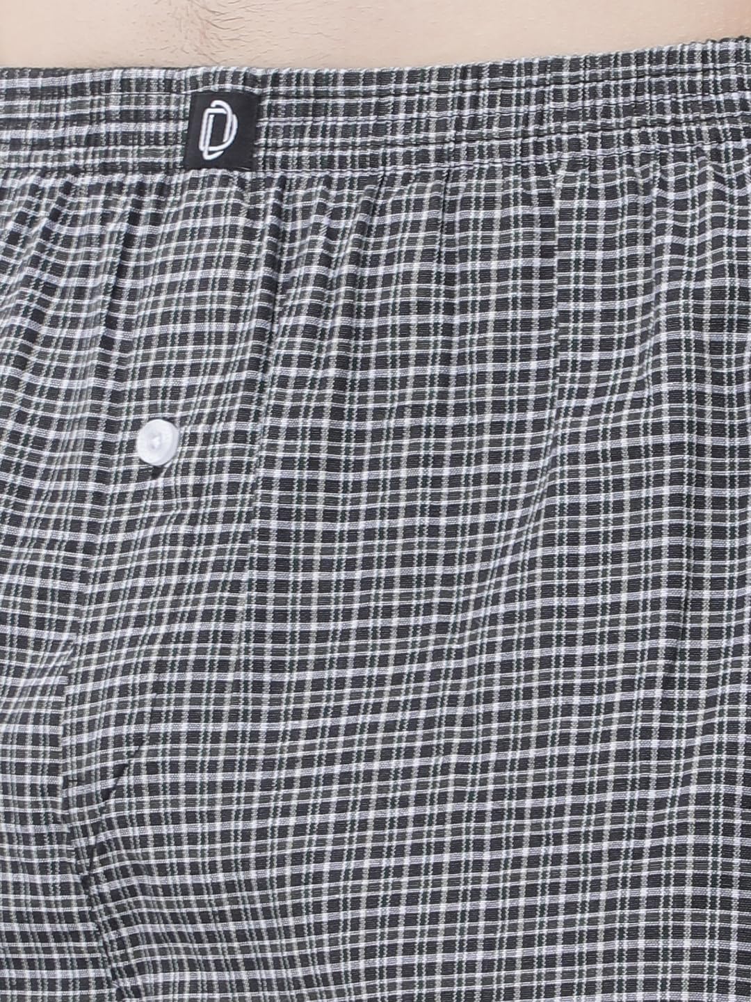 Dollar Pack of 3 Cotton Checkered Men Boxer 2