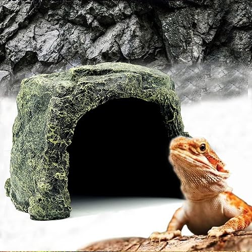 Miniatura 4 de Besimple Peces de acuario para decoración de cuevas, escondites de rocas de reptiles, cueva de piedra, accesorios de acuario para acuario para