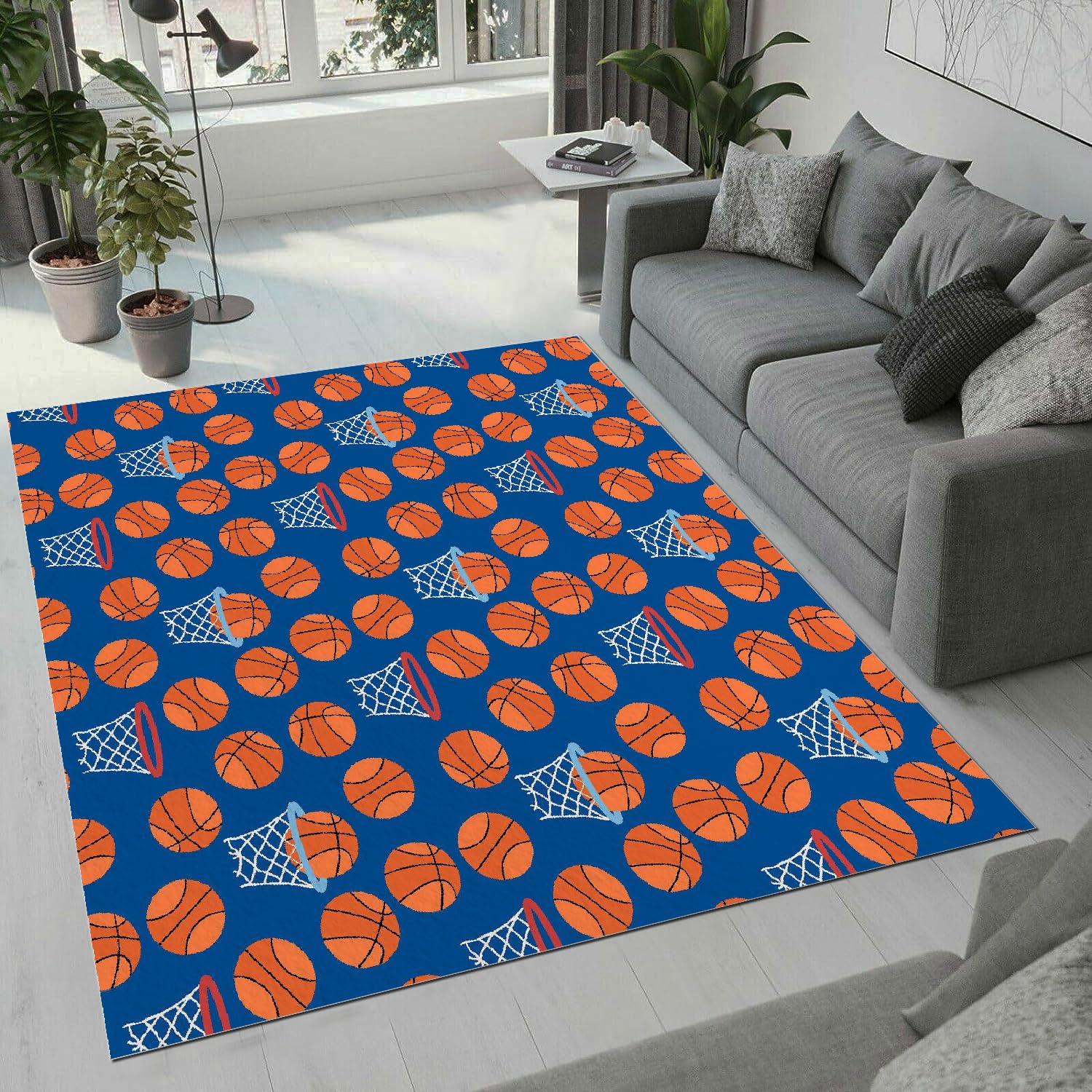 Tapis de sport 3D lavable et antidérapant pour chambre