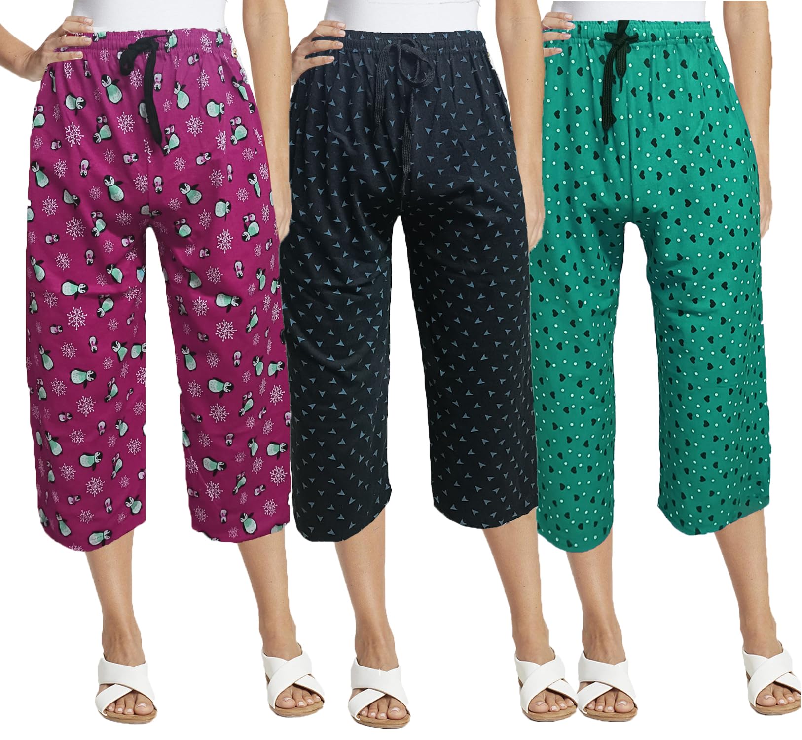 Night Wear Capri for Women-image-11