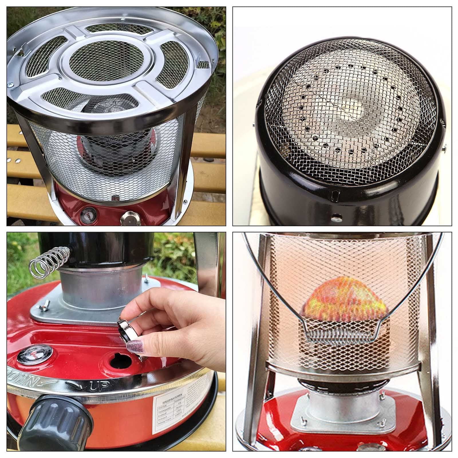 Calentador de Queroseno de Alta Eficiencia, Quemador de Queroseno para Estufas, Calentadores de Parafina de Aceite para Camping/4.6Lred