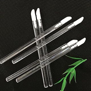 100 pinceles desechables de cristal para labi...