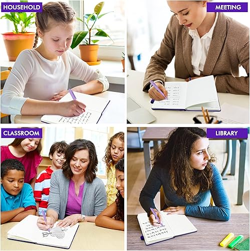 Miniatura 7 de feela Paquete de 24 cuadernos a granel para el trabajo, cuadernos de negocios de tapa dura con soporte para bolígrafo para hombres y mujeres, para