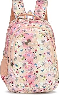 BEAUTY GIRLS BY HOTSHOT |SCHOOL BAG|TUTION BAG|COLLEGE BACKPACK|FOR GIRLS &amp; WOMEN|18 INCH|32 L WATER RESISTANT |SCHOOL BAG...