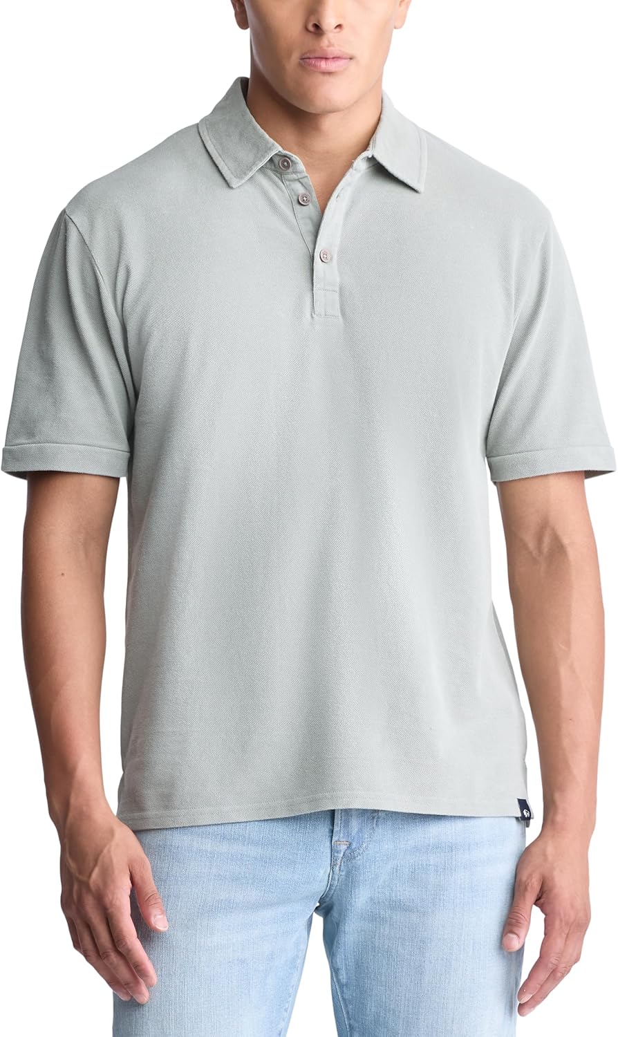 Buffalo David Bitton Mens Short Sleeve Light Weight Pique Polo