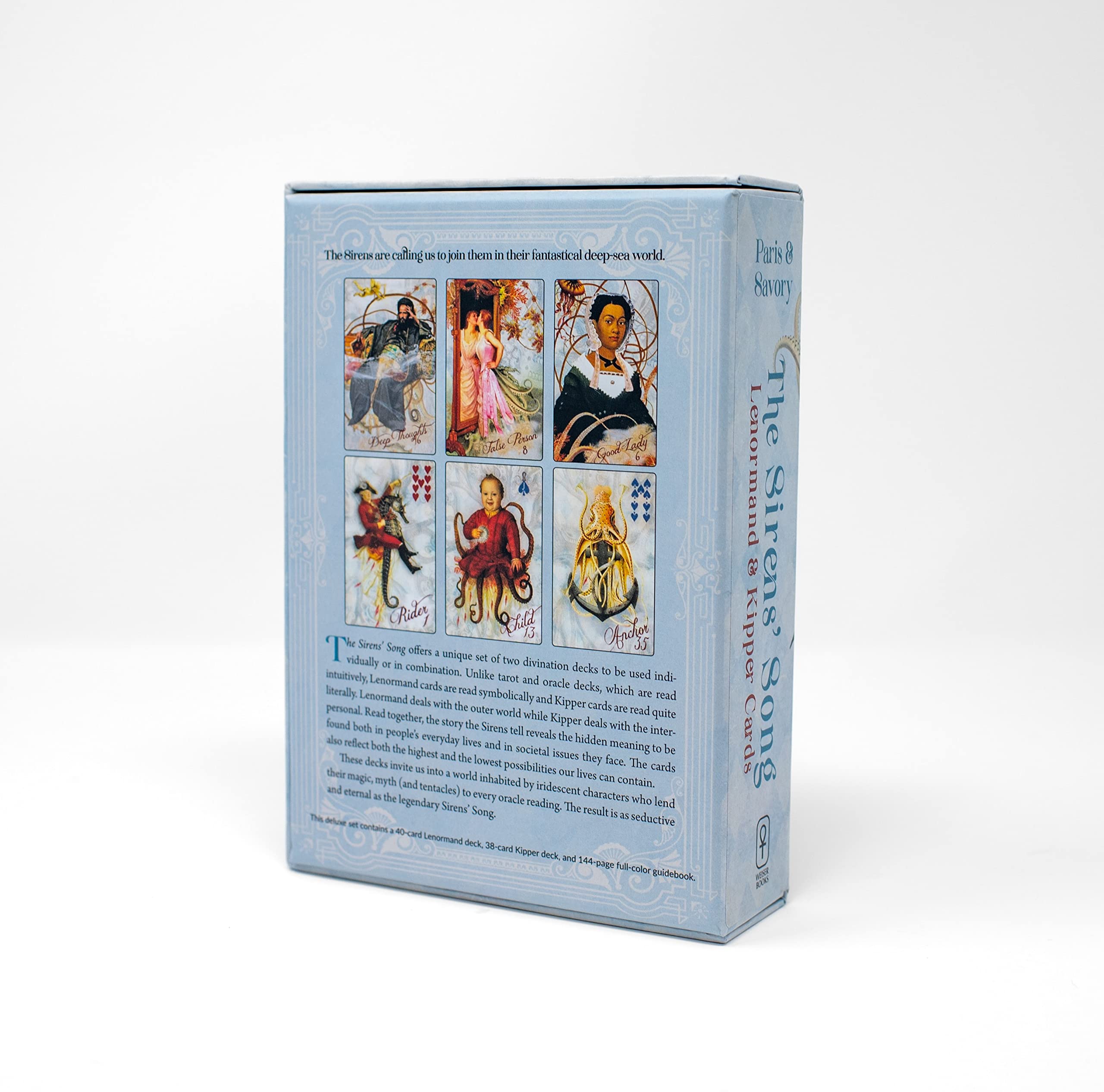 The Sirens’ Song: Divining the Depths With Lenormand & Kipper Cards Includes 40 Lenormand Cards, 38 Kipper Cards & 144-page Full Color Guidebook