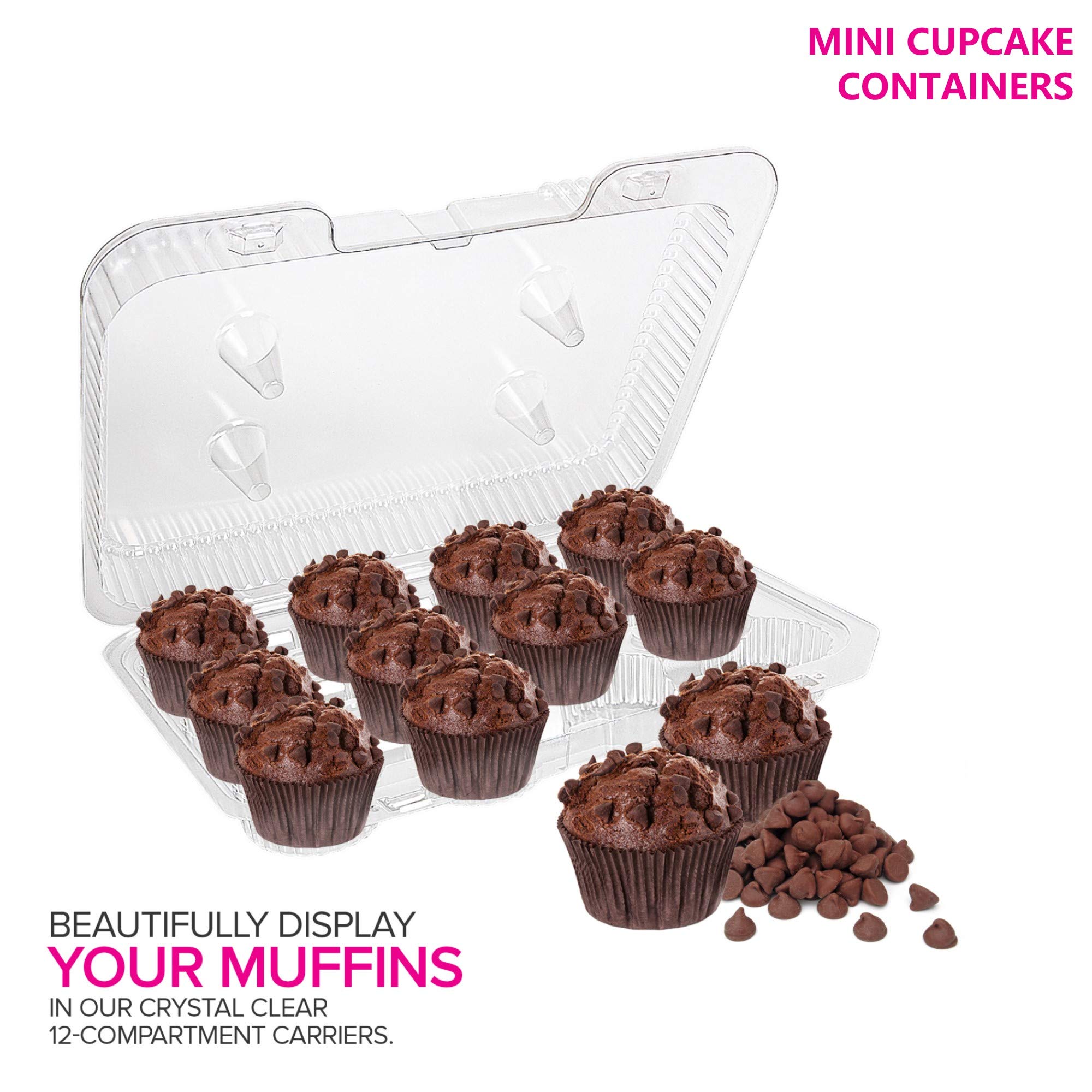 Mini Cupcake Containers Containers (20 Count