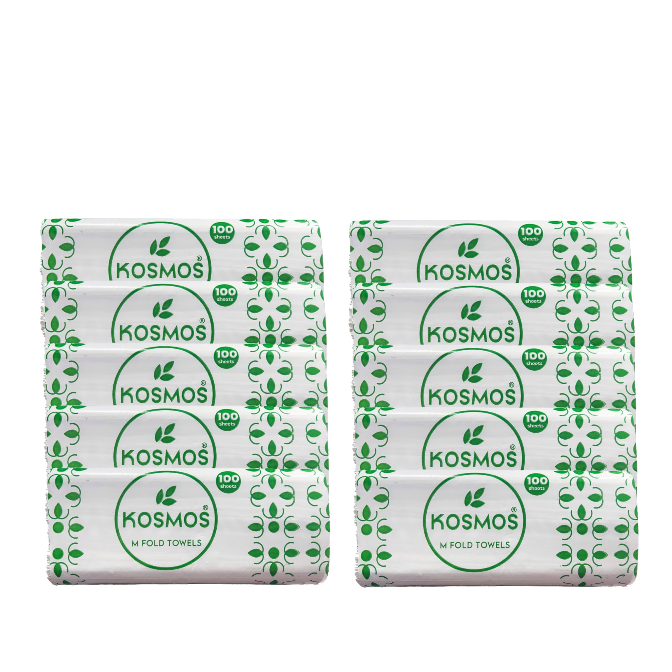 Kosmos Multi-Fold Paper Tissue | 1 Ply | 125 Sheets | 21x21 cm | Soft & Absorbent | Skin-Friendly & Durable | Ideal for Dispensers & Daily Use (Pack Of 10)-picture-27