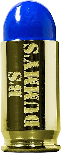 B's Dry Fire Snap Caps - A.K.A. B's Dummy's - Dummy 380 Tapas de entrenamiento automático (paquete de 7) (latón azul)