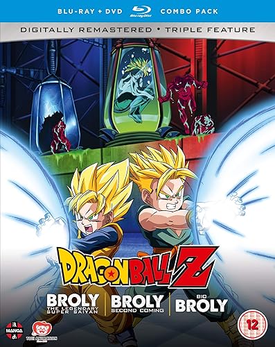 Dragon Ball Z Movie Collection Five The Broly Trilogy - DVDBlu-ray Combo