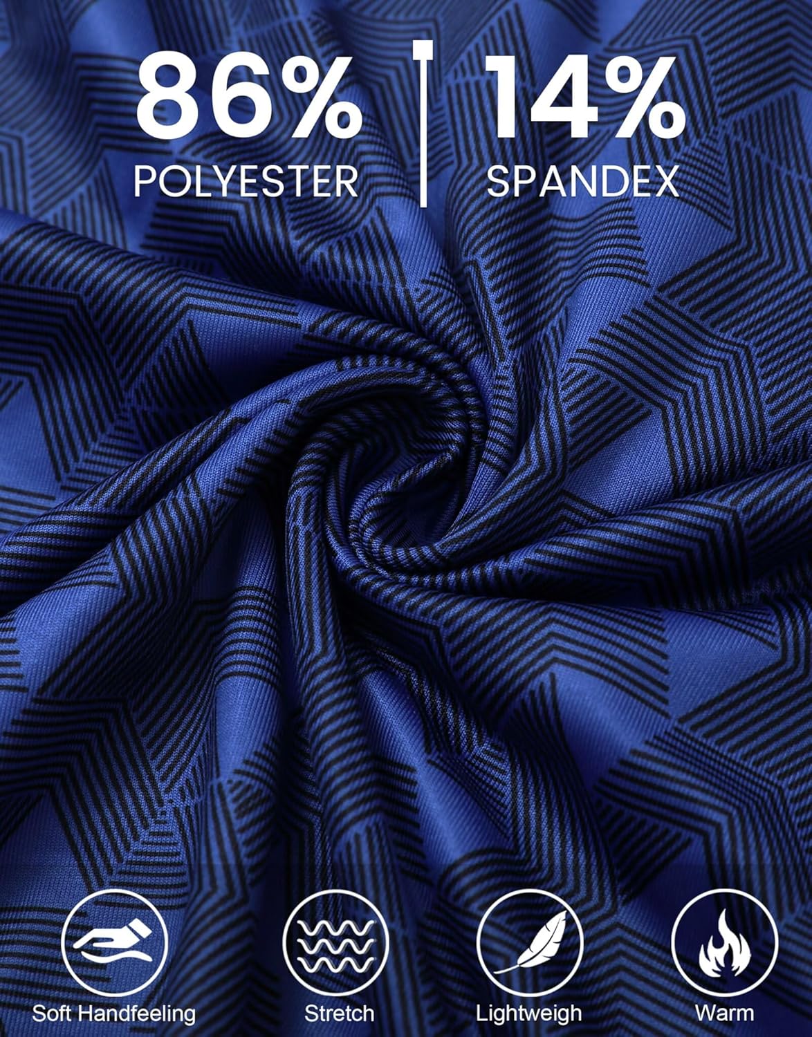 M MAELREG Quarter Zip Pullover Men Dry Fit Brushed Performance Long Sleeve Mock Neck Sports Golf 1/4 Zip Sweatshirts for Men - Image 5