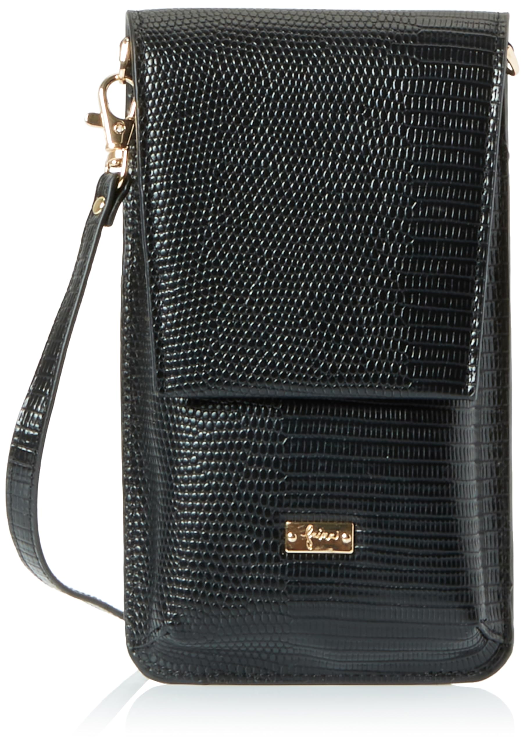 paino Women's Crossbody Mini Crossover Body Bag, Black, One Size
