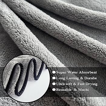 Laibang Microfiber Towels - Super Absorbent Car Wash Cloths