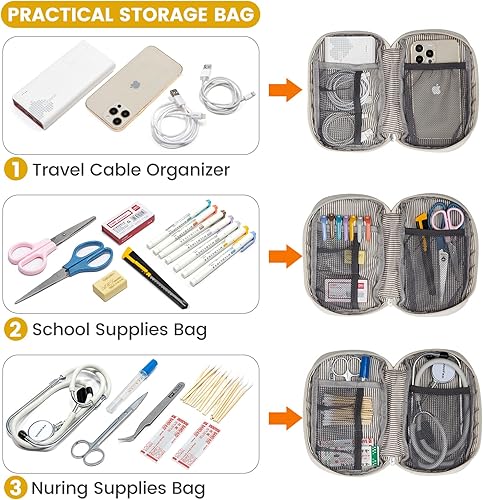 Miniatura 5 de LOVEVOOK - Mochila para laptop, para viaje de trabajo, bolso de enfermera, profesor, médico, viajero, para computadora de negocios, mochila