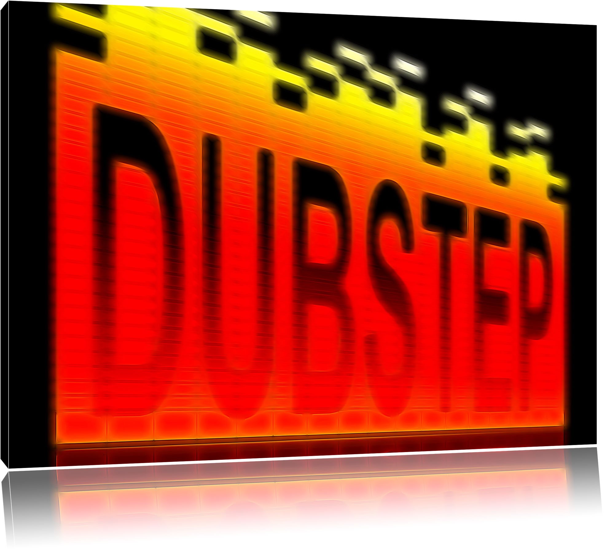 Pixxprint Dubstep Electro Musica Stampa su tela 120x80 cm artistica murale