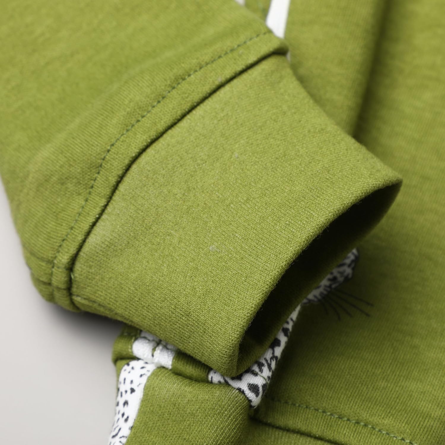 Owlivia Organic Cotton Baby Boy Girl Zip up Sleep 'N Play Pjs, Footless, Long Sleeve - Image 4