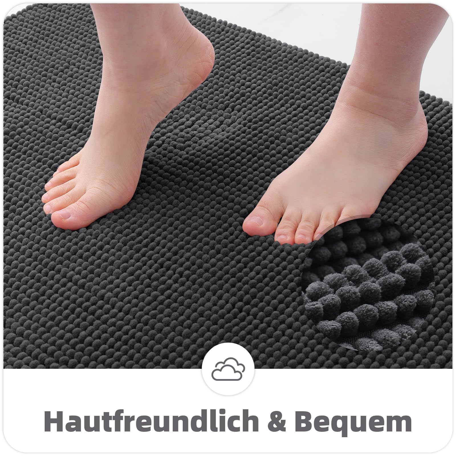 RIDDER Duscheinlage, Duschmatte Ca. 51x51 Cm, Basic, Orange | Made In