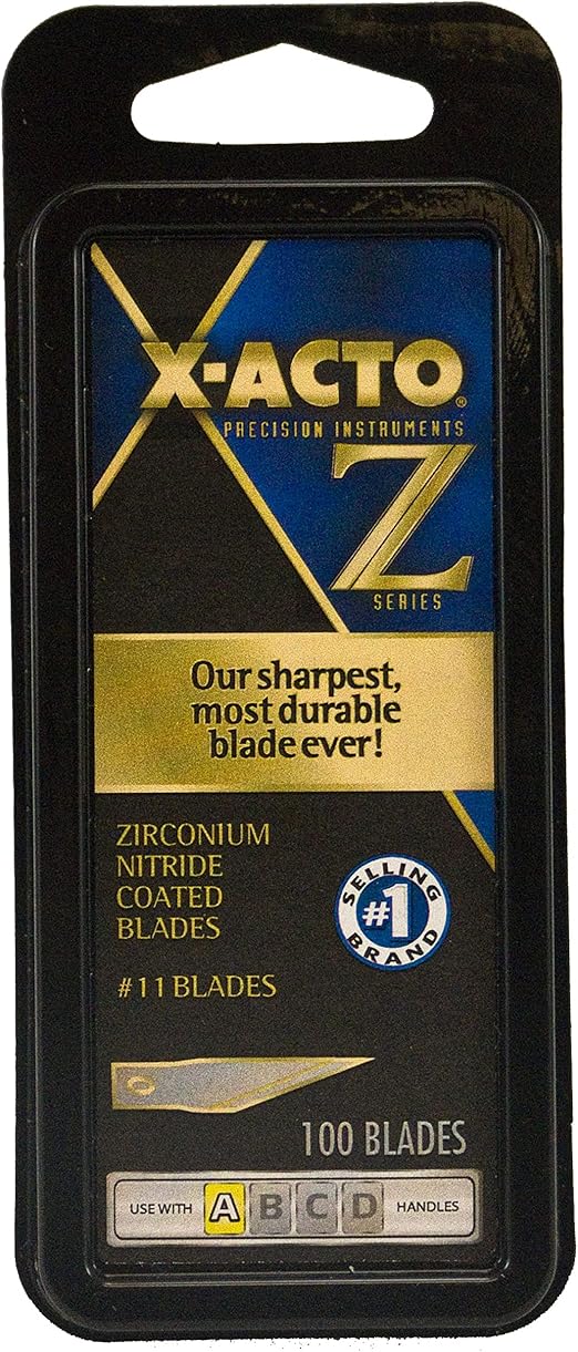 X-Acto Z Replacement Blade, 100, Gold Count