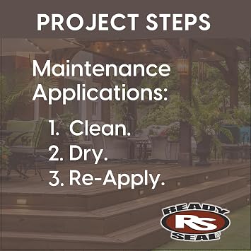 Ready Seal Exterior Wood Stain | Semi-Transparent Oil-Based Formula | Professional Grade Stain and Sealer in One | Ideal for Decks, Fences, Pergolas, Wood Siding & More | 5 Gallon | Dark Walnut